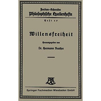 Willensfreiheit [Paperback]