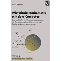 Wirtschaftsmathematik mit dem Computer: Eine praktische Einf?hrung in die Arbeit [Paperback]