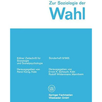 Zur Soziologie der Wahl [Paperback]