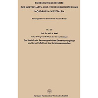 Zur Statistik der ferromagnetischen Elementarvorg?nge und ihren Einflu? auf das  [Paperback]