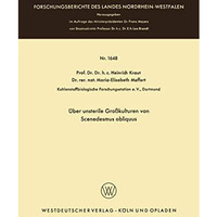 ?ber unsterile Gro?kulturen von Scenedesmus obliquus [Paperback]