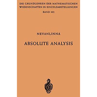 Absolute Analysis [Paperback]