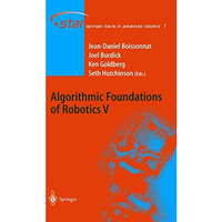 Algorithmic Foundations of Robotics V [Hardcover]