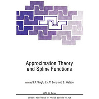 Approximation Theory and Spline Functions [Hardcover]