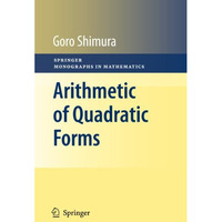 Arithmetic of Quadratic Forms [Hardcover]