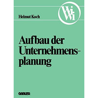 Aufbau der Unternehmensplanung [Paperback]