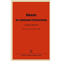 Bilanzen der funktionalen Kontorechnung [Paperback]