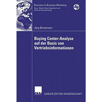 Buying Center-Analyse auf der Basis von Vertriebsinformationen [Paperback]