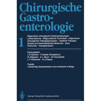 Chirurgische Gastroenterologie: 1 Allgemeine chirurgische Gastroenterologie: Lei [Paperback]