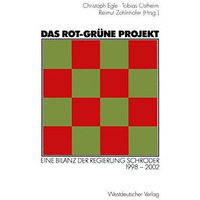 Das rot-gr?ne Projekt: Eine Bilanz der Regierung Schr?der 19982002 [Paperback]