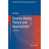 Density Matrix Theory and Applications [Hardcover]