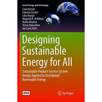 Designing Sustainable Energy for All: Sustainable Product-Service System Design  [Paperback]