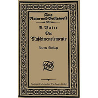 Die Maschinenelemente [Paperback]