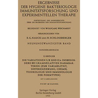 Die Variationen S/R und O/o Insbesondere bei Gramnegativen Darmbakterien: Zur Va [Paperback]