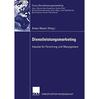 Dienstleistungsmarketing: Impulse f?r Forschung und Management [Paperback]