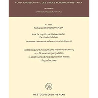 Ein Beitrag zur Erfassung und Weiterverarbeitung von Oberschwingungsdaten in ele [Paperback]