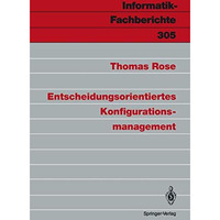 Entscheidungsorientiertes Konfigurationsmanagement [Paperback]