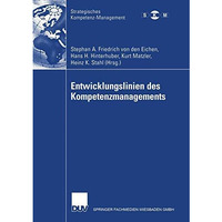 Entwicklungslinien des Kompetenzmanagements [Paperback]