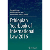 Ethiopian Yearbook of International Law 2016 [Paperback]