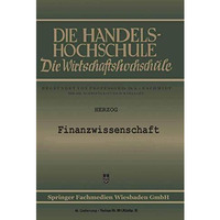 Finanzwissenschaft [Paperback]