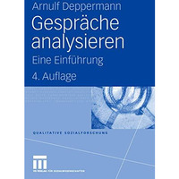 Gespr?che analysieren: Eine Einf?hrung [Paperback]