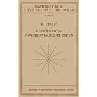 Gew?hnliche Differentialgleichungen [Paperback]