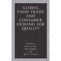 Global Food Trade and Consumer Demand for Quality [Hardcover]