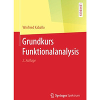 Grundkurs Funktionalanalysis [Paperback]