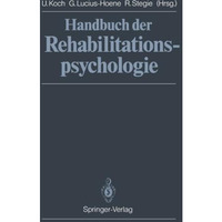 Handbuch der Rehabilitationspsychologie [Paperback]