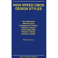 High Speed CMOS Design Styles [Paperback]