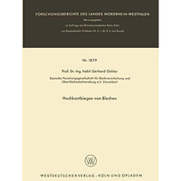 Hochkantbiegen von Blechen [Paperback]