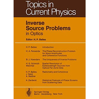 Inverse Source Problems in Optics [Paperback]