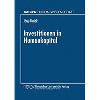 Investitionen in Humankapital [Paperback]