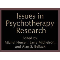 Issues in Psychotherapy Research [Hardcover]