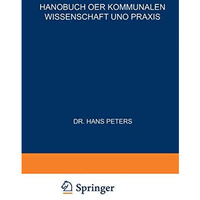 Kommunale Verwaltung: Band I / II [Paperback]