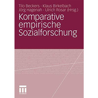 Komparative empirische Sozialforschung [Paperback]