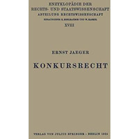 Konkursrecht [Paperback]