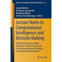 Lecture Notes in Computational Intelligence and Decision Making: 2020 Internatio [Paperback]