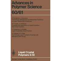 Liquid Crystal Polymers II/III [Paperback]