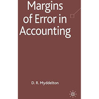 Margins of Error in Accounting [Hardcover]