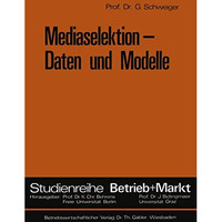 Mediaselektion  Daten und Modelle [Paperback]