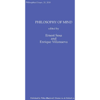 Philosophy of Mind, Volume 20 [Paperback]