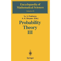 Probability Theory III: Stochastic Calculus [Paperback]