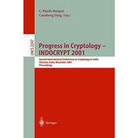 Progress in Cryptology - INDOCRYPT 2001: Second International Conference on Cryp [Paperback]