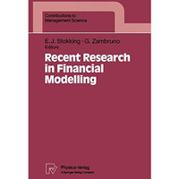 Recent Research in Financial Modelling [Paperback]