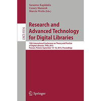 Research and Advanced Technology for Digital Libraries: 19th International Confe [Paperback]