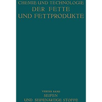 Seifen und Seifenartige Stoffe [Paperback]