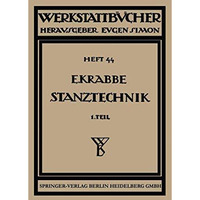 Stanztechnik: Technologie des Schneidens. ?berblick ?ber Werkzeuge und Maschinen [Paperback]