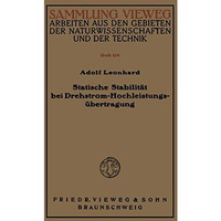 Statische Stabilit?t bei Drehstrom-Hochleistungs?bertragung [Paperback]