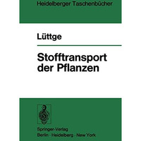 Stofftransport der Pflanzen [Paperback]